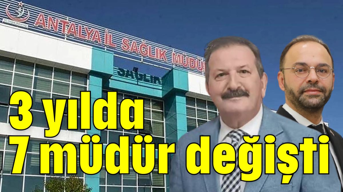 3 yılda 7 müdür değişti                        