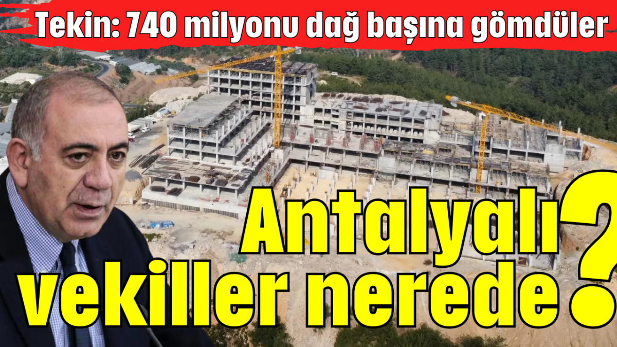 Antalyalı vekiller nerede?    