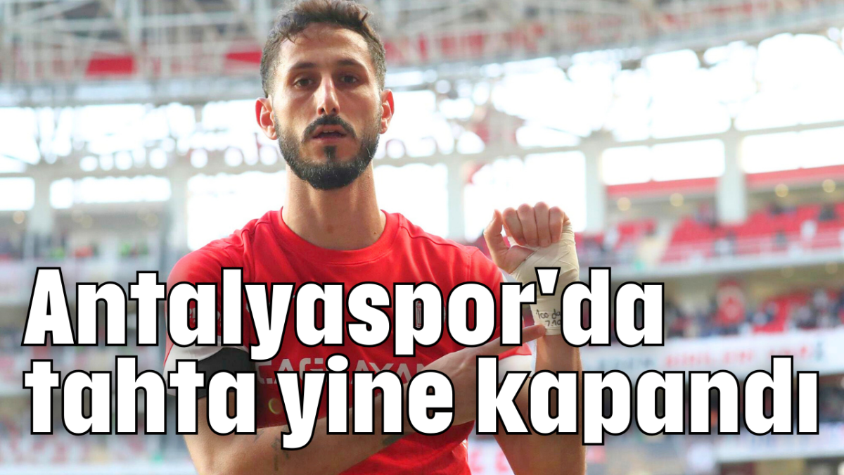 Antalyaspor'da tahta yine kapandı    