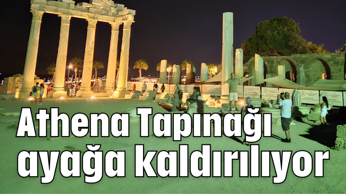 Athena Tapınağı ayağa kaldırılıyor     