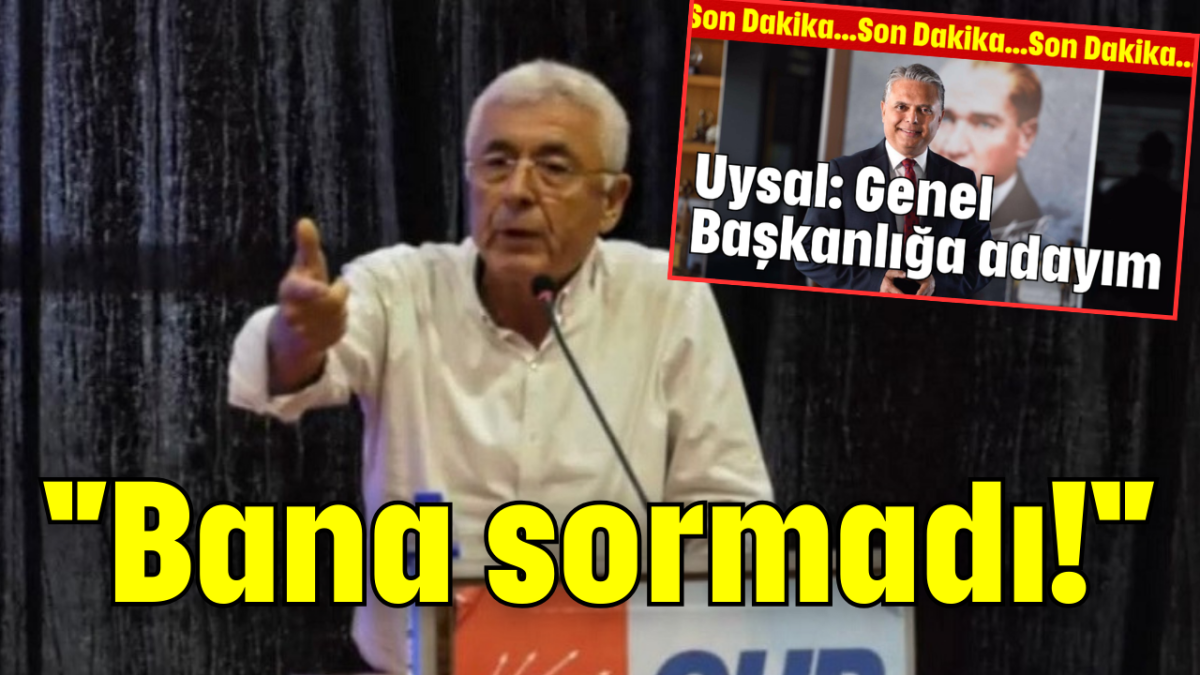 ''Bana sormadı!''       