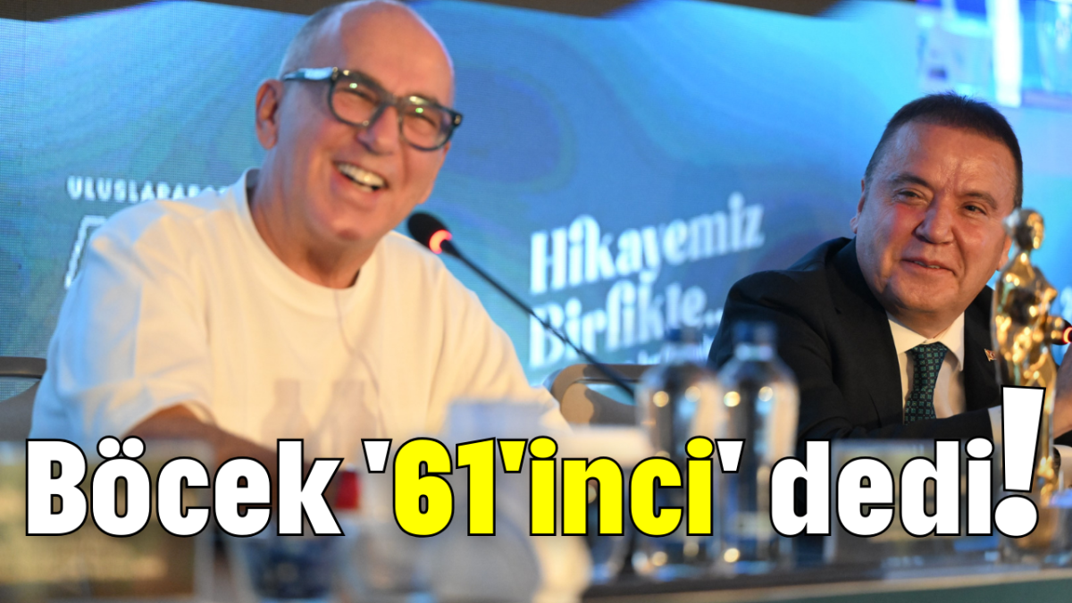 Böcek '61'inci' dedi!      