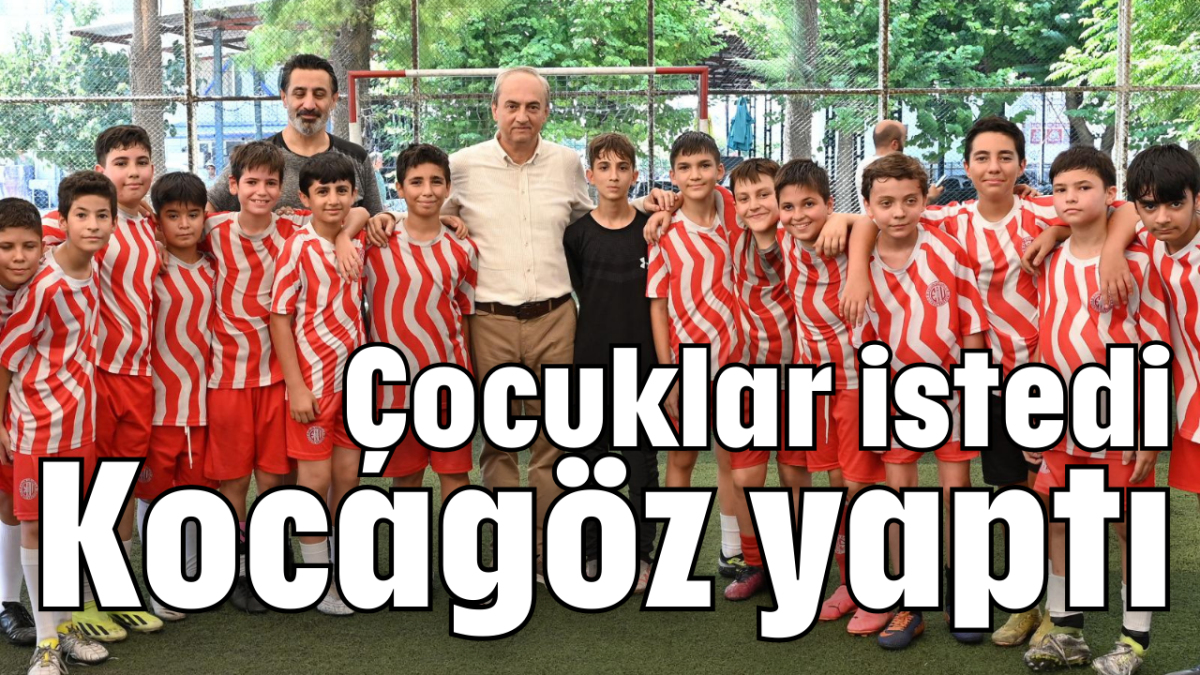 Çocuklar istedi Kocagöz yaptı    